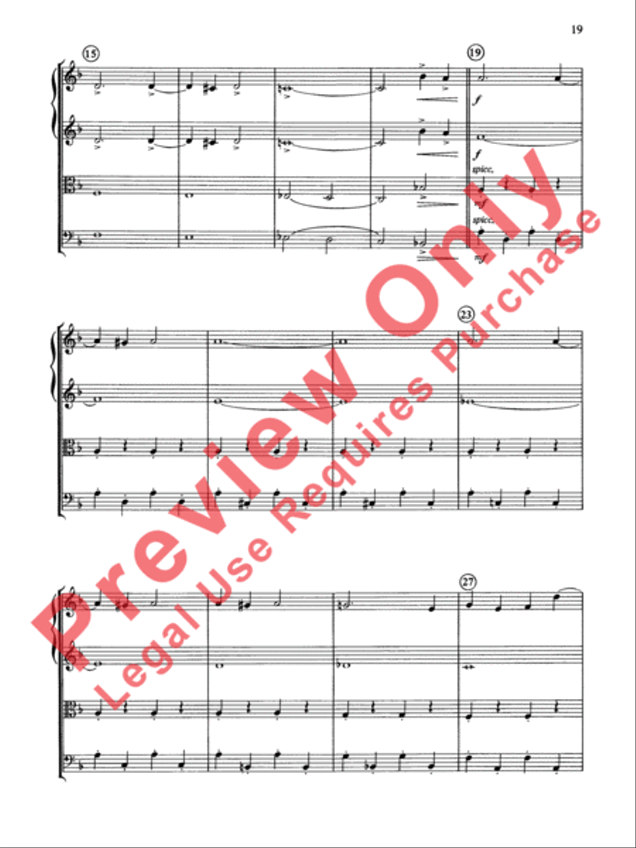 Cole Porter (Classic String Quartets) String Quartet scores gallery preview page 20