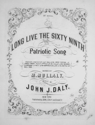Long Live the Sixty Ninth. Patriotic Song