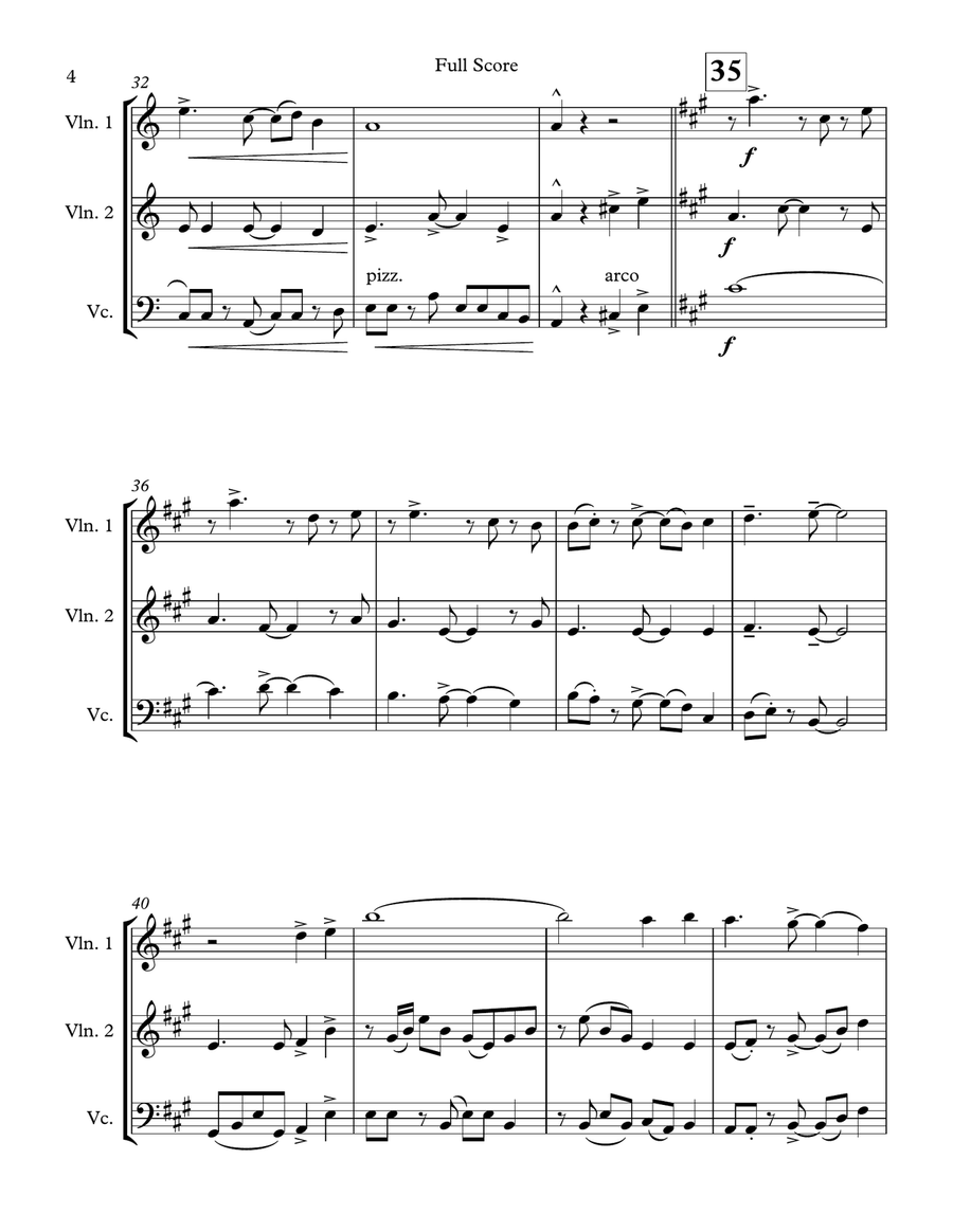 Siboney String Trio scores gallery preview page 4