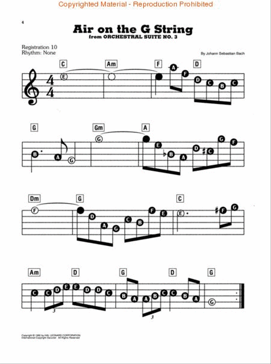 Classical Masterpieces Electronic Keyboard scores gallery preview page 2