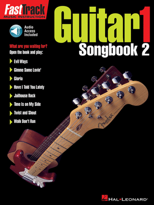 Book cover for FastTrack Guitar Songbook 2 – Level 1