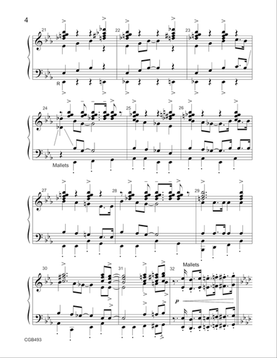 Rock Around the Clock Handbell Choir scores gallery preview page 4