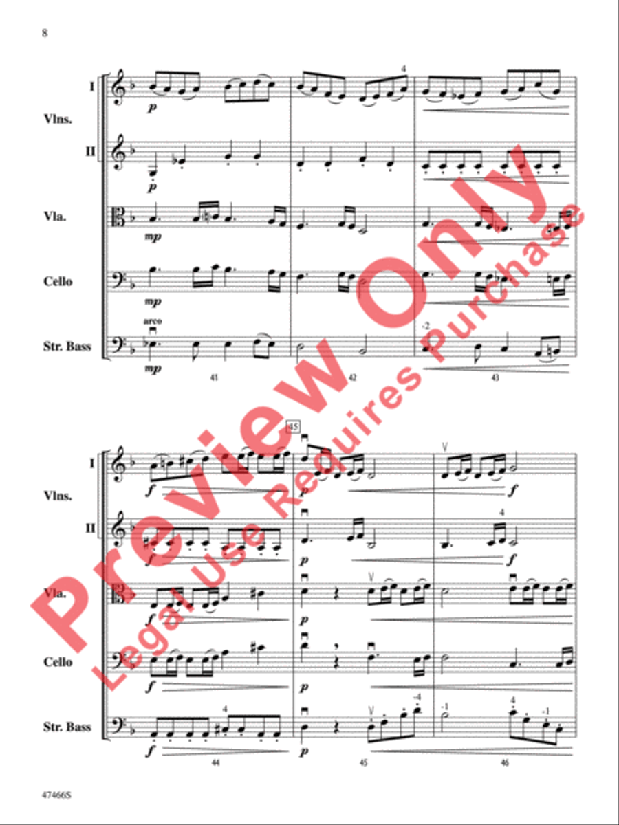 Ante Meridian String Orchestra scores gallery preview page 9