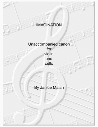Book cover for Imagination for violin and cello