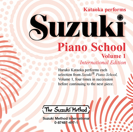 Suzuki Piano School, Volume 1 - Compact Disc