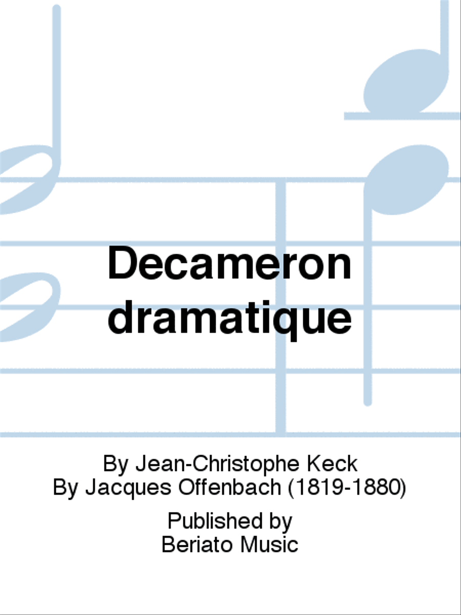 Decameron dramatique Decameron dramatique Piano Solo scores gallery preview page 1