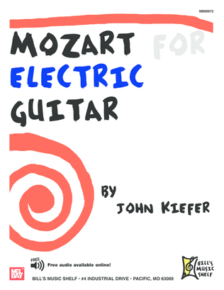 Book cover for Mozart for Electric Guitar