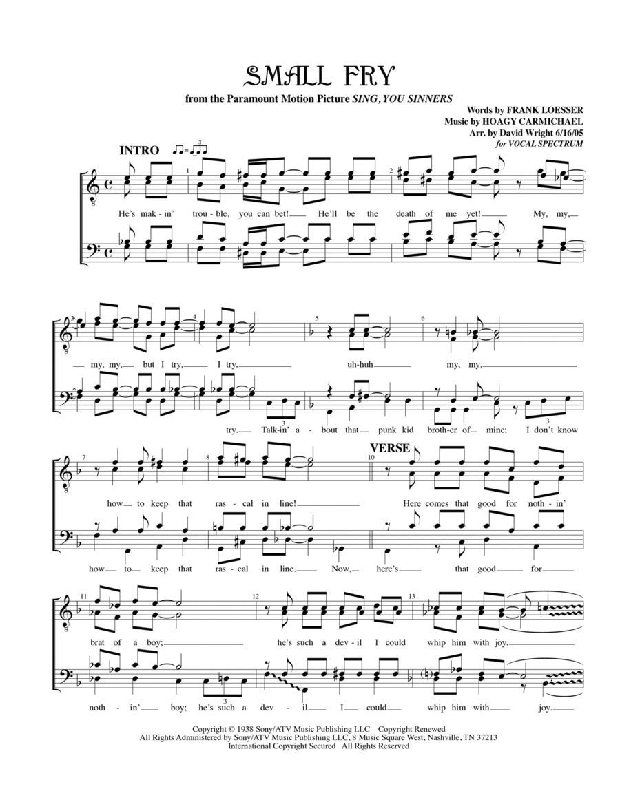 Small Fry Small Fry Small Ensemble scores gallery preview page 1
