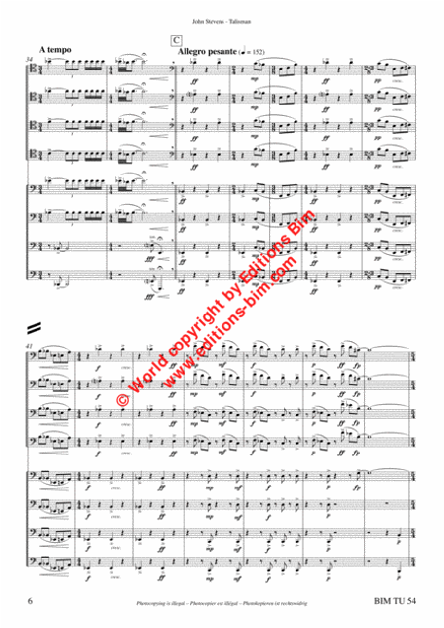 Talisman Talisman Euphonium scores gallery preview page 5