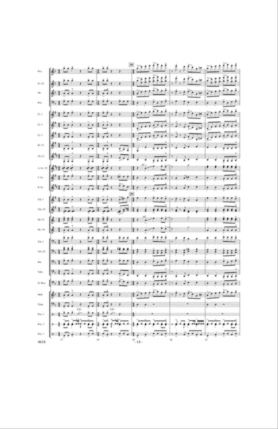 By the Rivers of Babylon Concert Band scores gallery preview page 13