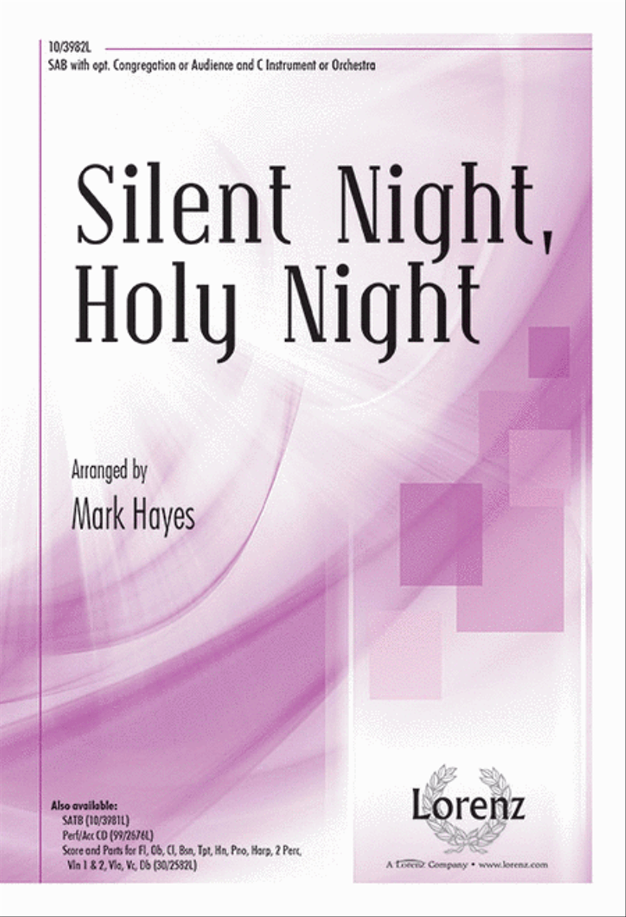 Silent Night, Holy Night 3-Part scores gallery preview page 1