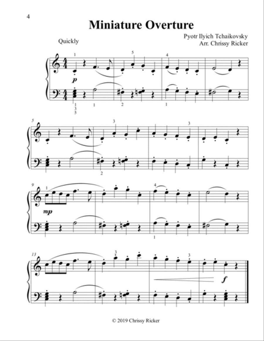 The Nutcracker Suite - easy piano Easy Piano scores gallery preview page 4