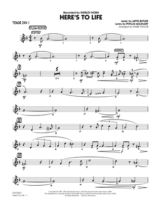 Here's To Life (Key: C minor) - Tenor Sax 1