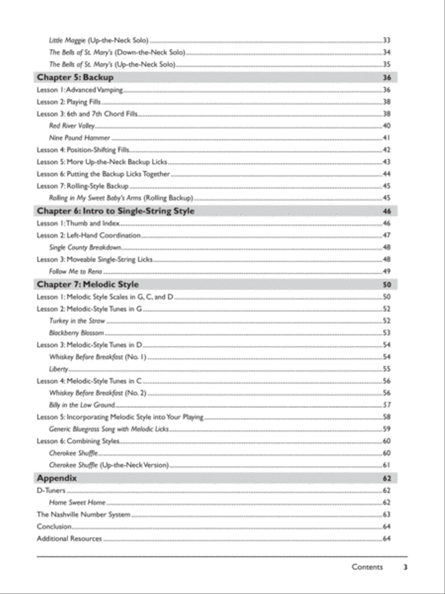 Complete 5-String Banjo Method 5-String Banjo scores gallery preview page 4
