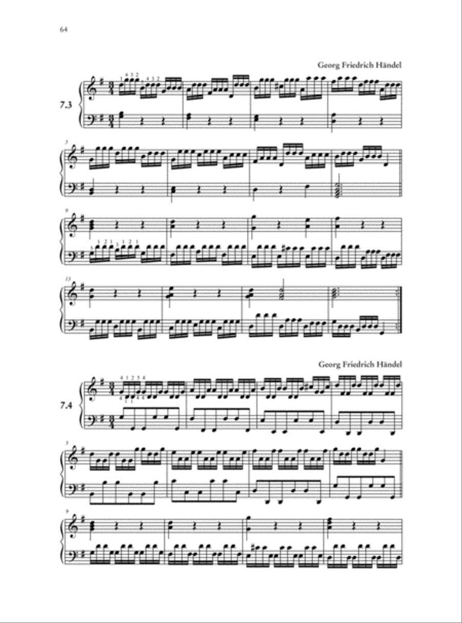 Cembalo spielen. Eine praktische Anleitung für Pianisten, Organisten und Cembalisten Harpsichord scores gallery preview page 6