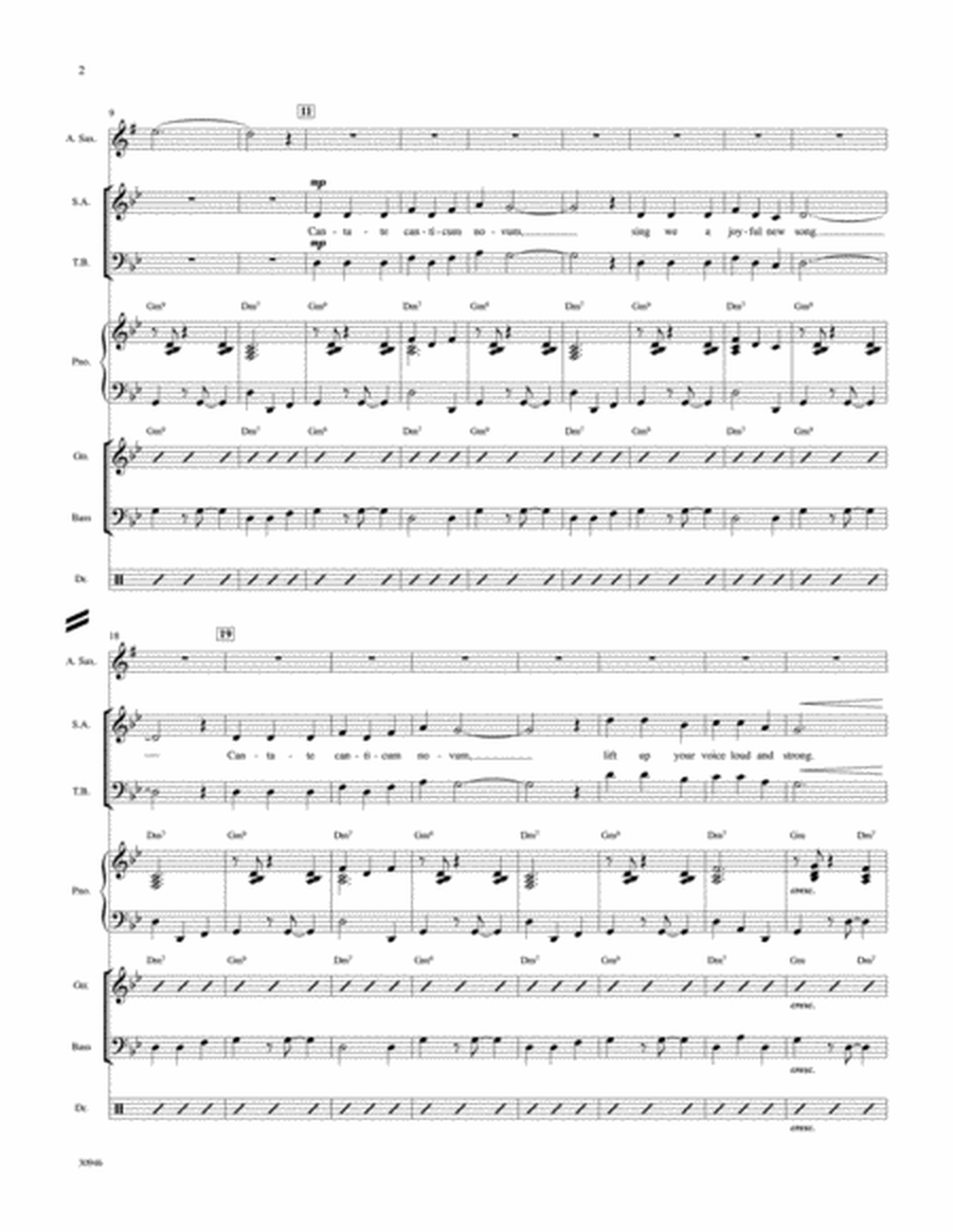 Jazz Cantate: Score