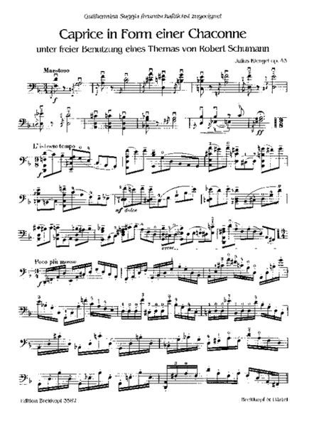 Capriccio in Form of a Chaconne Op. 43