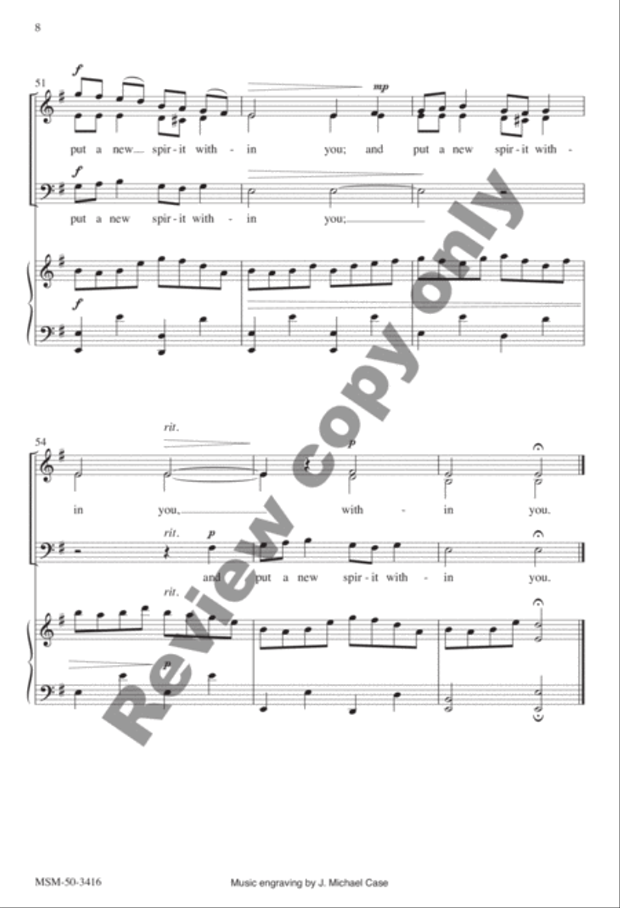 A New Heart 3-Part scores gallery preview page 15