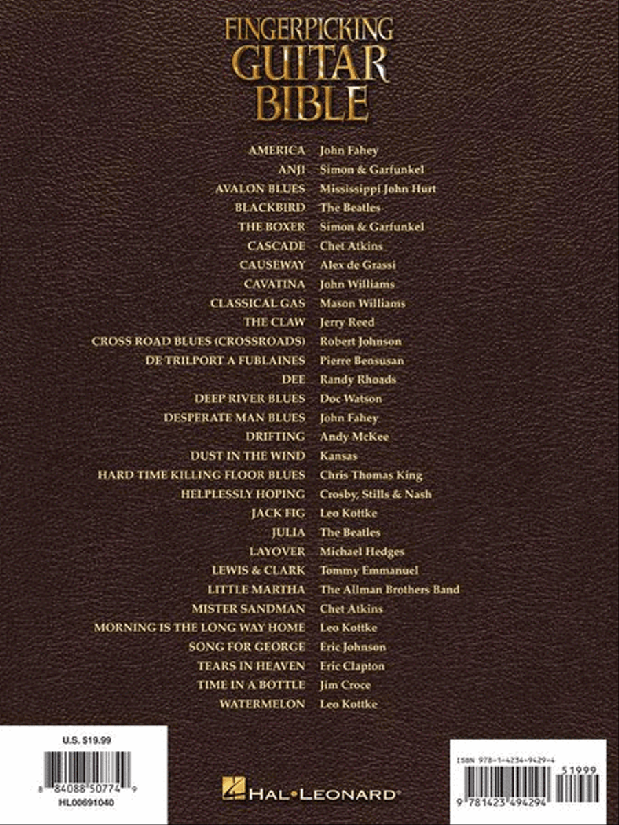 Fingerpicking Guitar Bible Electric Guitar scores gallery preview page 9