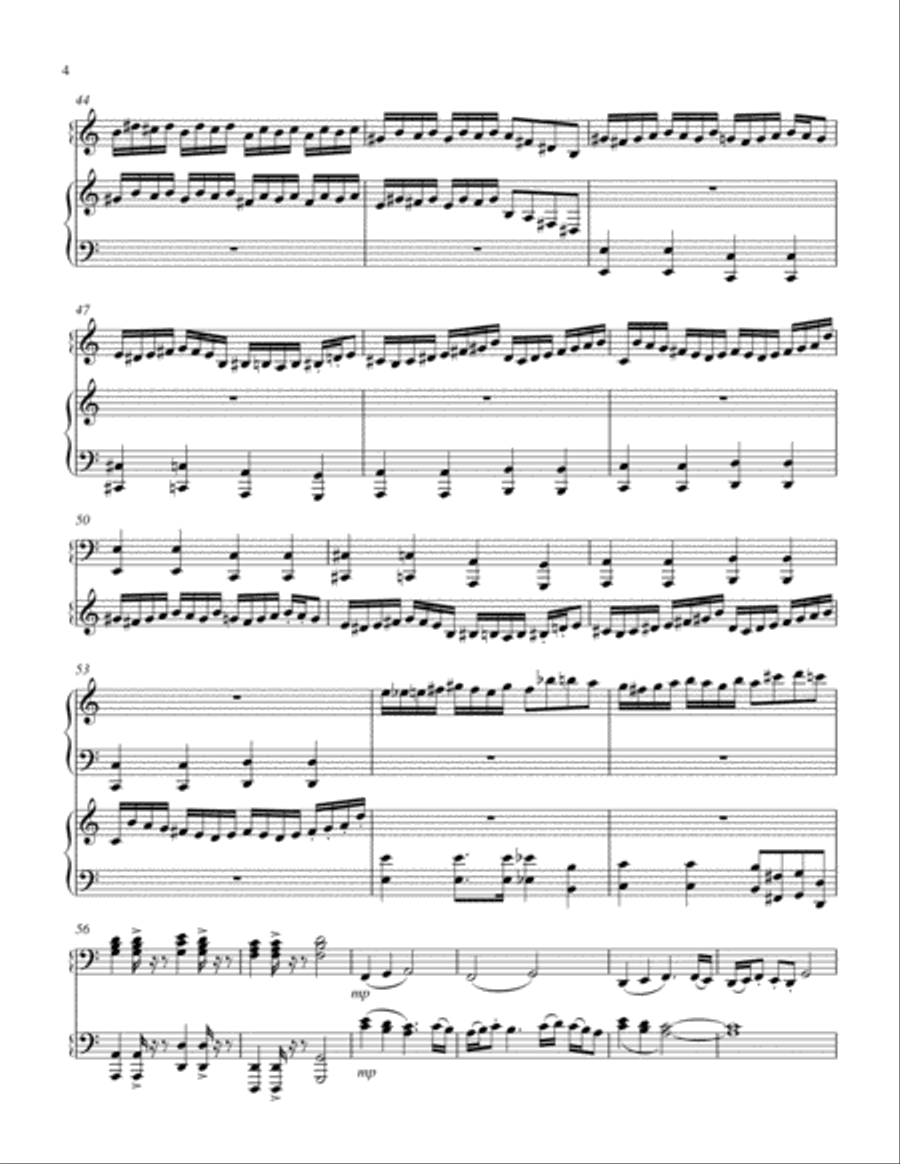 Duet for any Two Keyboards Piano scores gallery preview page 4