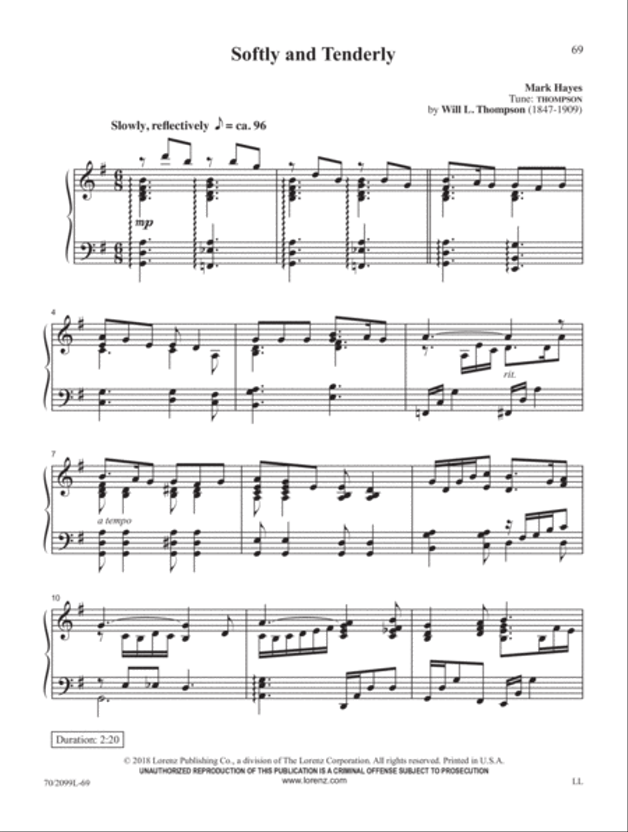 Mark Hayes Miniatures, Vol. 2 Piano Solo scores gallery preview page 22