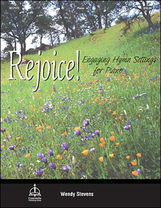 Book cover for Rejoice! Engaging Hymn Settings for Piano