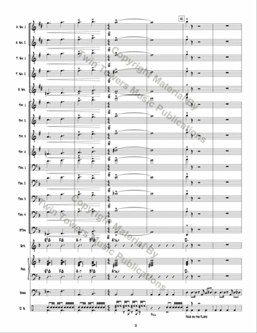 Far Out Far Out Jazz Ensemble scores gallery preview page 16