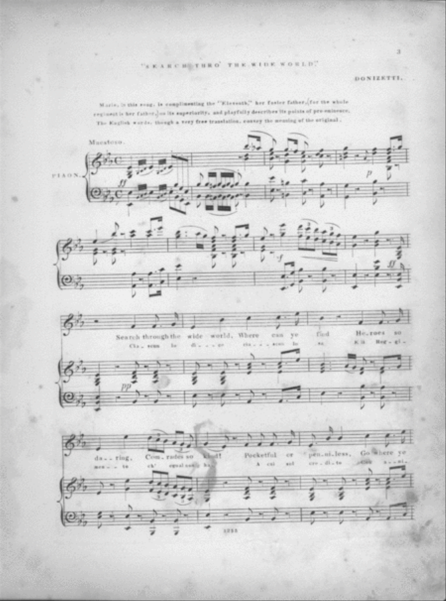 Search Thro' the Wide World Voice scores gallery preview page 2