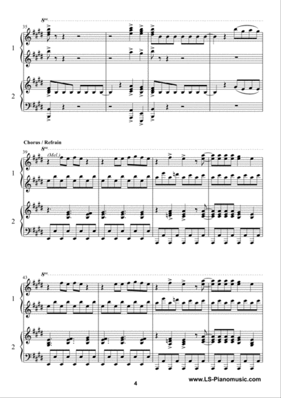 Mamma Mia Piano scores gallery preview page 5