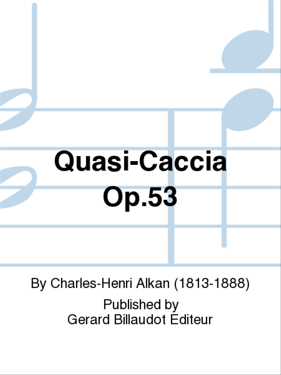 Quasi-Caccia Op. 53 Piano Solo scores gallery preview page 1