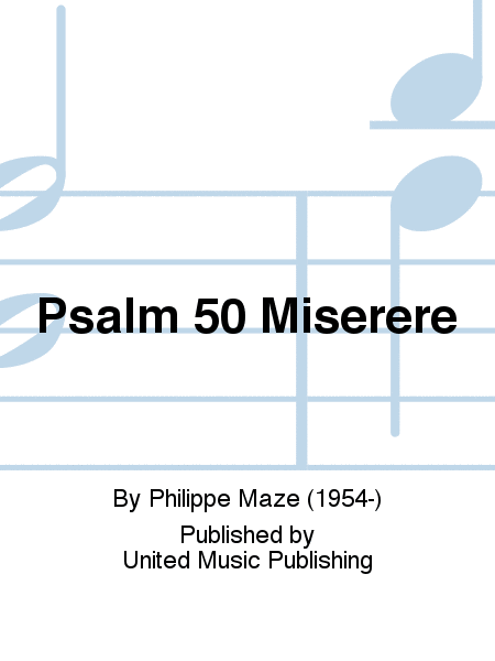 Psalm 50 Miserere