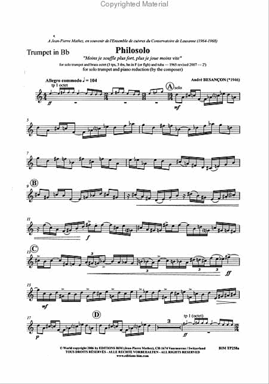 Philosolo Chamber Music scores gallery preview page 3