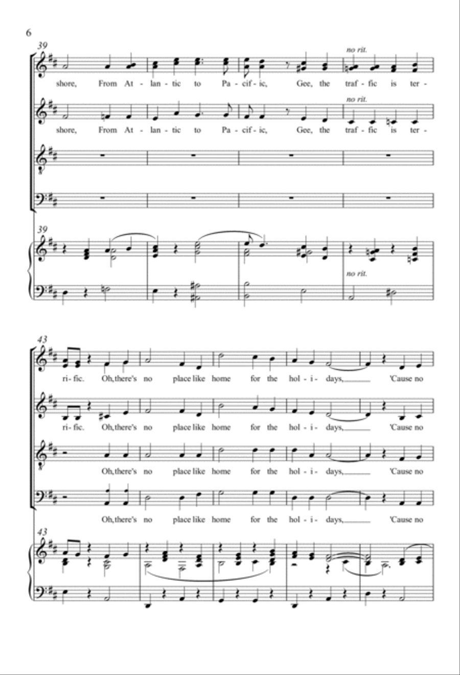 Home For The Holidays Home For The Holidays 4-Part scores gallery preview page 5