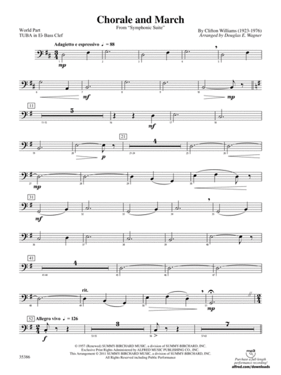 Chorale and March: (wp) E-flat Tuba B.C.