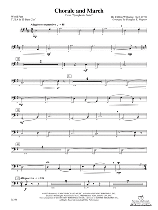 Chorale and March: (wp) E-flat Tuba B.C.