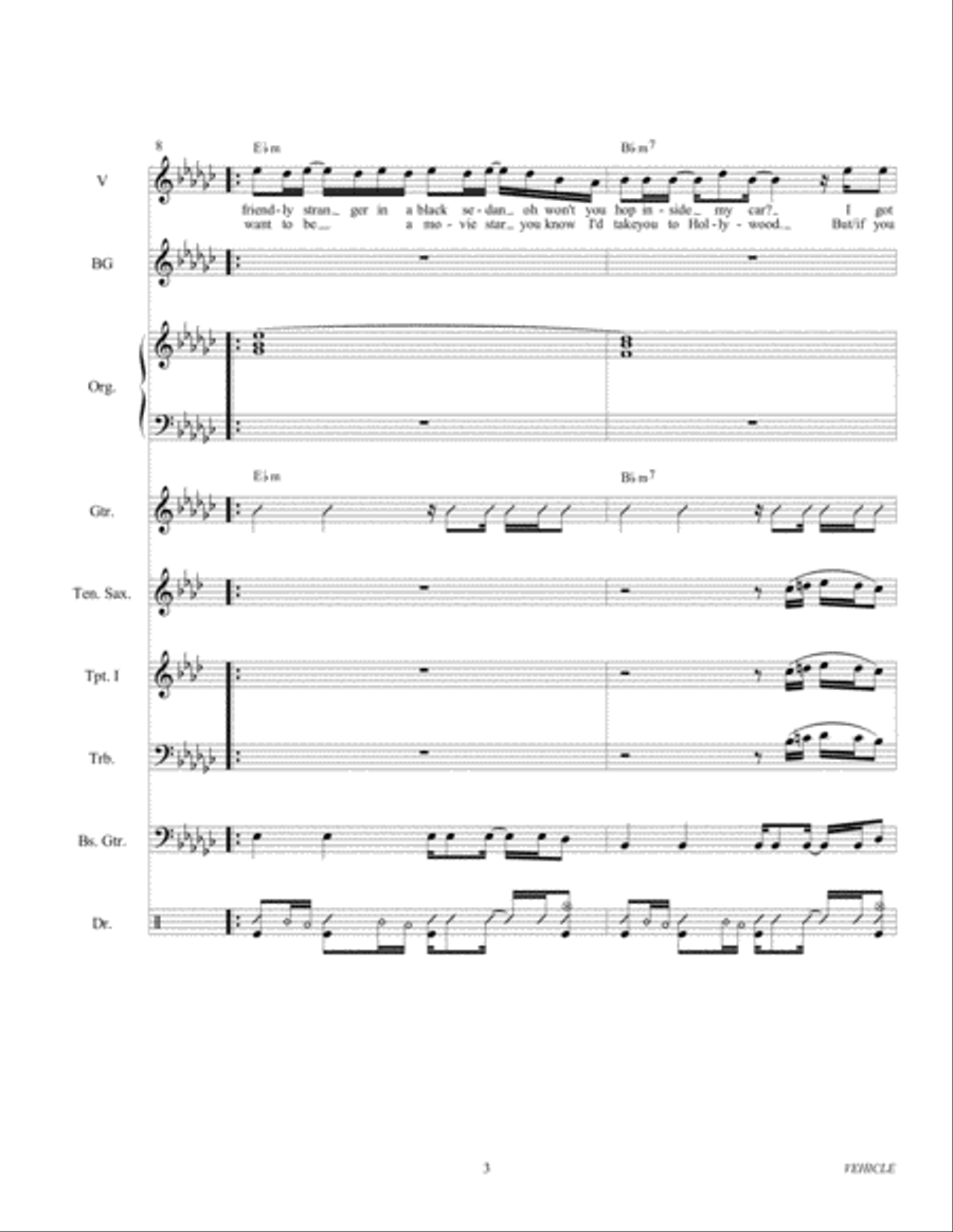 Vehicle Alto Saxophone scores gallery preview page 6