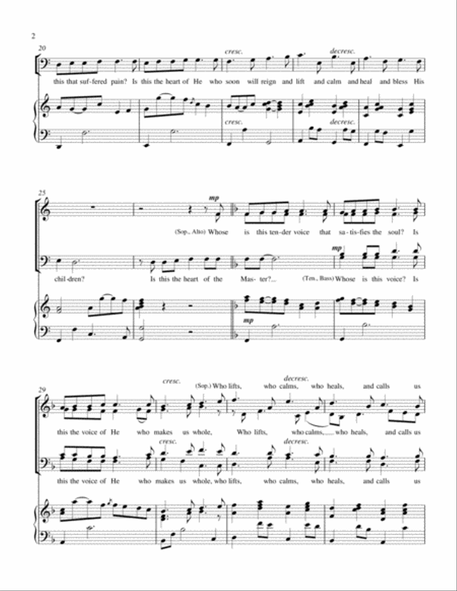 The Master 4-Part scores gallery preview page 2