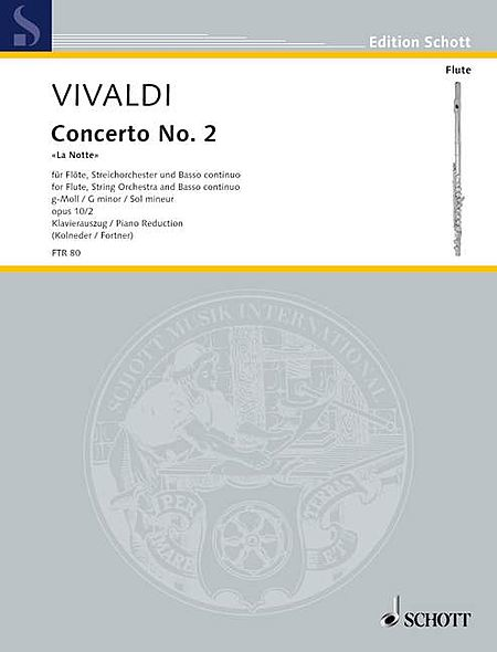 Concerto No. 2 in G Minor, Op. 10 (RV 439/PV 342) (Flute / Piano)