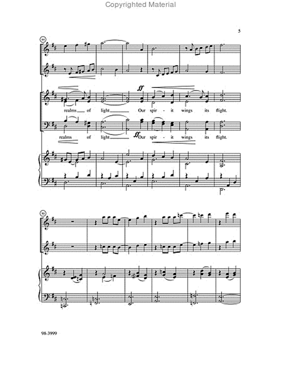 Awake, My Heart, with Gladness (Behnke) - SATB image number null