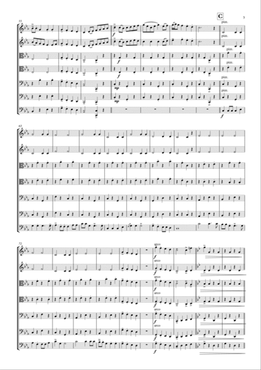 Wellerman Small Ensemble scores gallery preview page 3