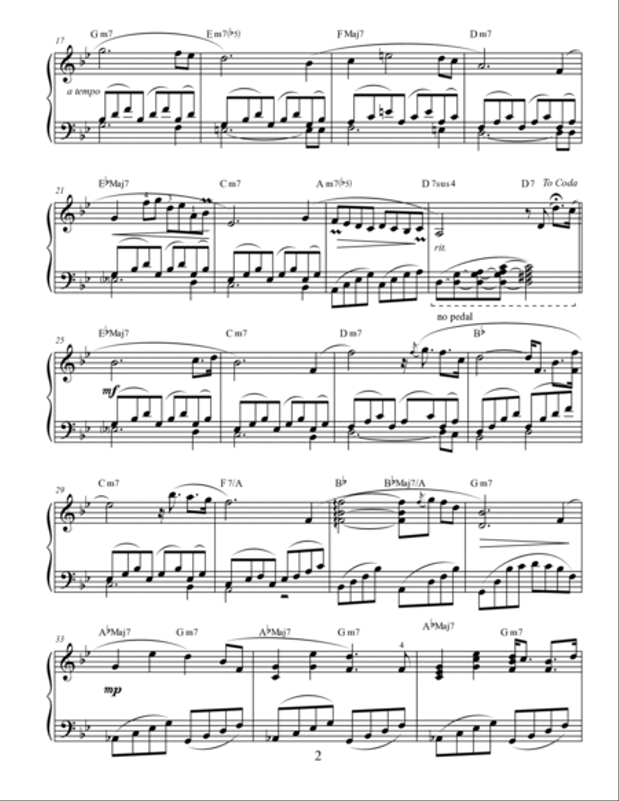 Blackberry Winter Blackberry Winter Piano Solo scores gallery preview page 3