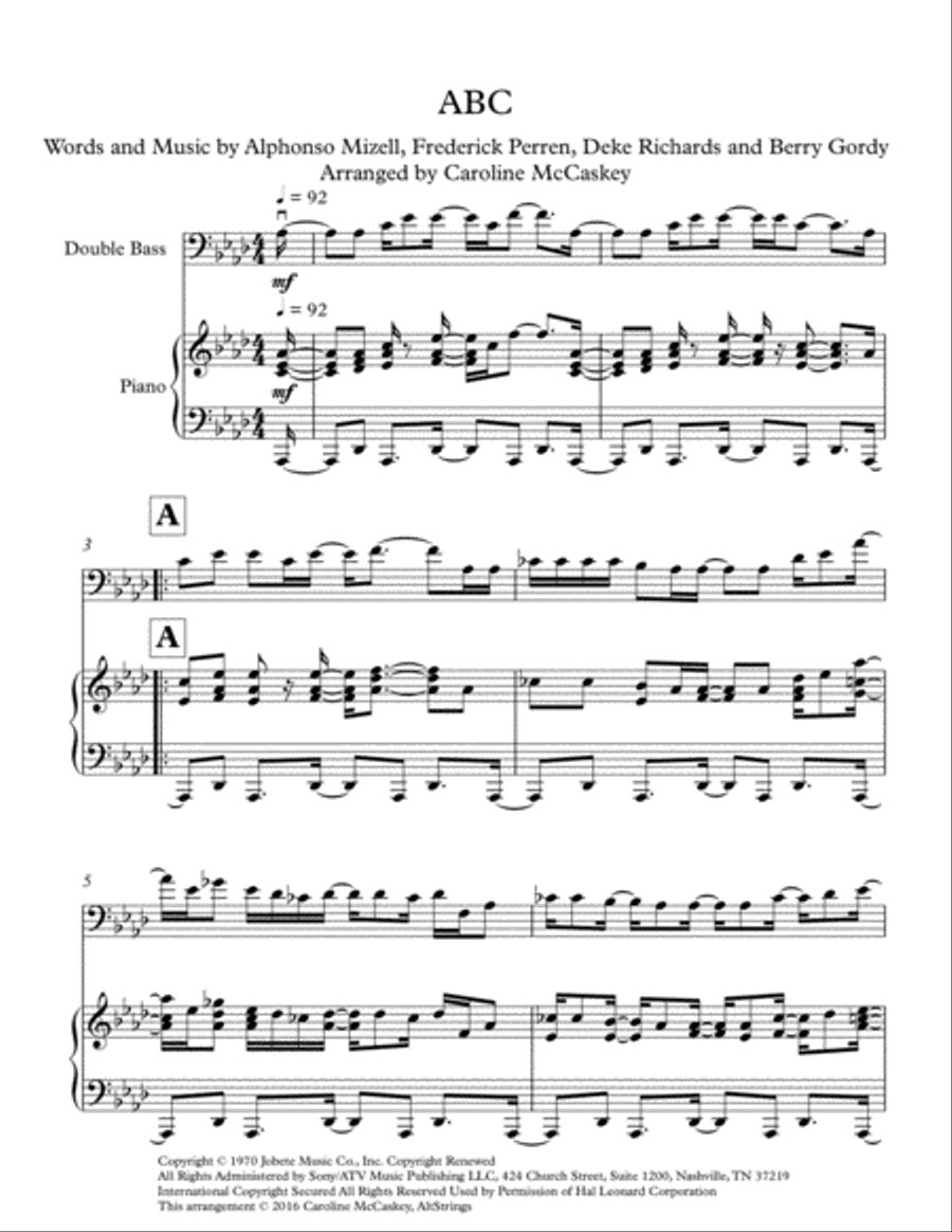 ABC Double Bass scores gallery preview page 2
