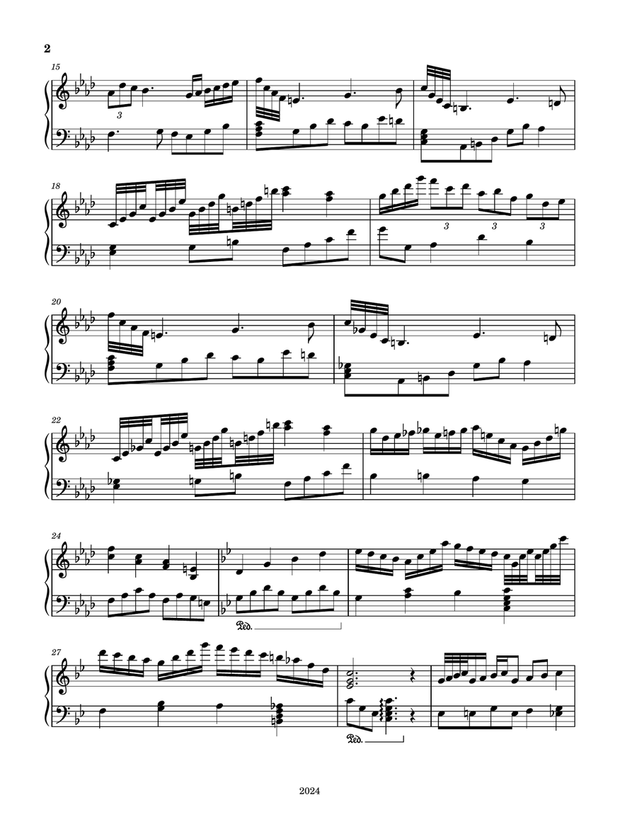 Piano Dream No. 72724 Piano Dream No. 72724 Piano Solo scores gallery preview page 2
