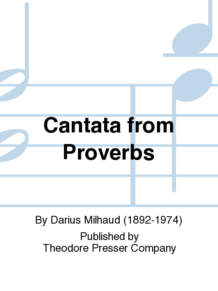 Cantata from Proverbs