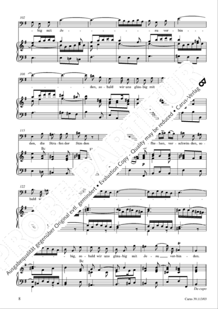 O where shall I now go (Wo soll ich fliehen hin) 4-Part scores gallery preview page 9