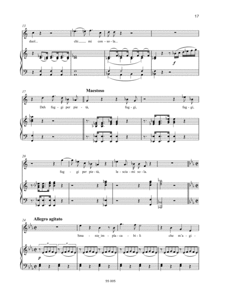 Ah, scostati!... Smanie implacabili by Wolfgang Amadeus Mozart Mezzo-Soprano Voice - Digital Sheet Music