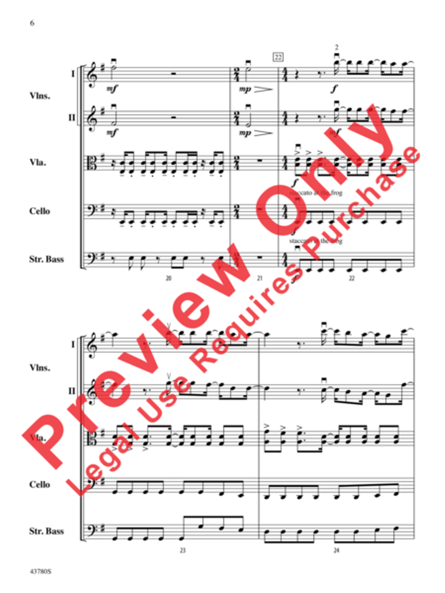 Bring Me to Life String Orchestra scores gallery preview page 7