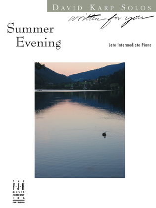 Book cover for Summer Evening (NFMC)