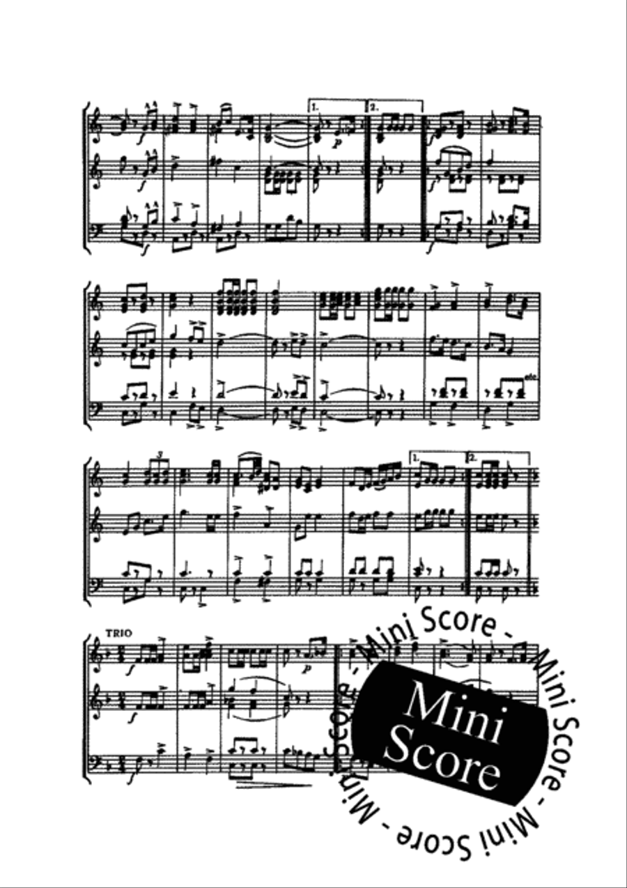 Neue Welt Fanfare Band scores gallery preview page 5