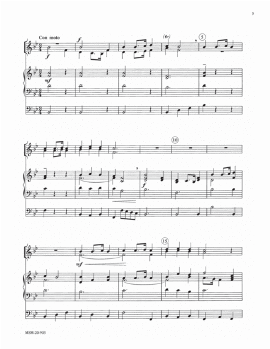 Rejoicing Trumpet Duet scores gallery preview page 5